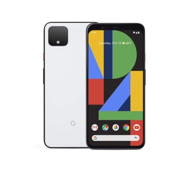 Google Pixel 4 XL - Clearly White - 128GB - Unlocked (Renewed)